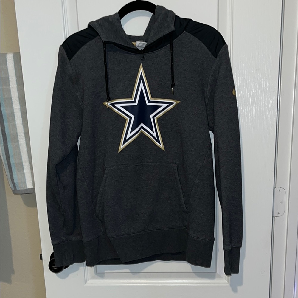 Dark Gray Hoodie with Star Emblem